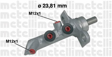 Metelli 05-0485 Brake Master Cylinder 050485: Buy near me at 2407.PL in Poland at an Affordable price!