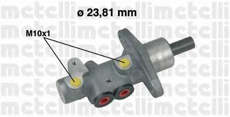 Metelli 05-0490 Brake Master Cylinder 050490: Buy near me in Poland at 2407.PL - Good price!