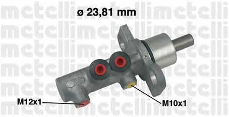 Metelli 05-0491 Brake Master Cylinder 050491: Buy near me in Poland at 2407.PL - Good price!