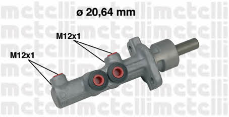 Metelli 05-0493 Brake Master Cylinder 050493: Buy near me in Poland at 2407.PL - Good price!