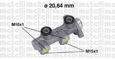 Metelli 05-0507 Brake Master Cylinder 050507: Buy near me in Poland at 2407.PL - Good price!