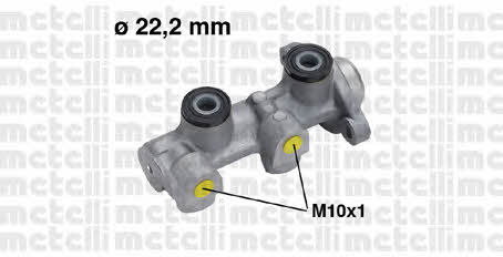 Metelli 05-0511 Brake Master Cylinder 050511: Buy near me in Poland at 2407.PL - Good price!