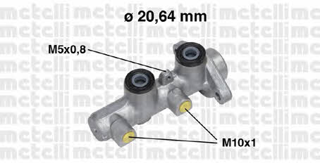 Metelli 05-0514 Brake Master Cylinder 050514: Buy near me in Poland at 2407.PL - Good price!