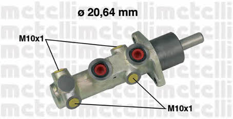 Metelli 05-0525 Brake Master Cylinder 050525: Buy near me in Poland at 2407.PL - Good price!