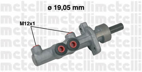 Metelli 05-0537 Brake Master Cylinder 050537: Buy near me in Poland at 2407.PL - Good price!