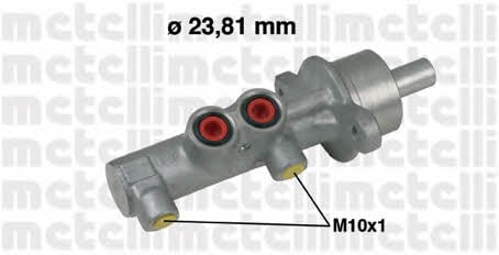 Metelli 05-0539 Brake Master Cylinder 050539: Buy near me in Poland at 2407.PL - Good price!