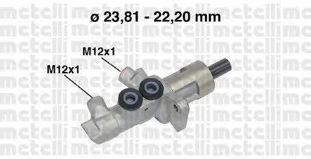 Metelli 05-0548 Brake Master Cylinder 050548: Buy near me in Poland at 2407.PL - Good price!