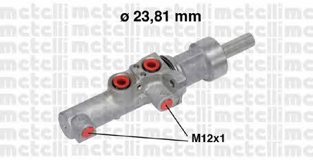 Metelli 05-0550 Brake Master Cylinder 050550: Buy near me in Poland at 2407.PL - Good price!