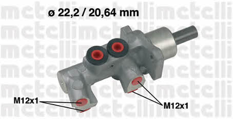 Metelli 05-0551 Brake Master Cylinder 050551: Buy near me in Poland at 2407.PL - Good price!