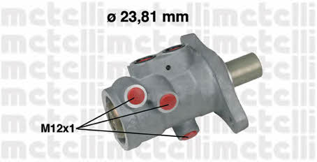 Metelli 05-0556 Brake Master Cylinder 050556: Buy near me in Poland at 2407.PL - Good price!
