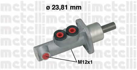 Metelli 05-0559 Brake Master Cylinder 050559: Buy near me in Poland at 2407.PL - Good price!