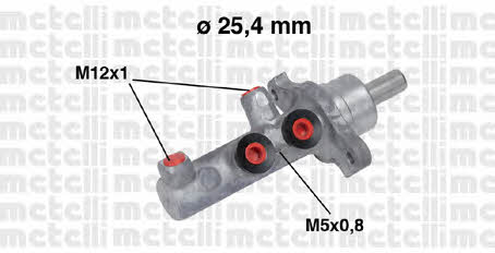 Metelli 05-0569 Brake Master Cylinder 050569: Buy near me in Poland at 2407.PL - Good price!
