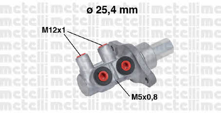 Metelli 05-0571 Brake Master Cylinder 050571: Buy near me in Poland at 2407.PL - Good price!