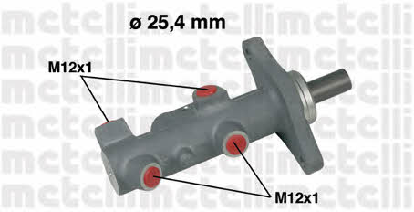 Metelli 05-0578 Brake Master Cylinder 050578: Buy near me in Poland at 2407.PL - Good price!