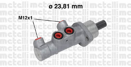 Metelli 05-0587 Brake Master Cylinder 050587: Buy near me in Poland at 2407.PL - Good price!
