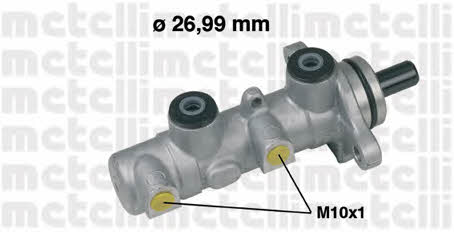Metelli 05-0588 Brake Master Cylinder 050588: Buy near me in Poland at 2407.PL - Good price!