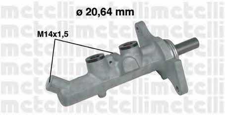 Metelli 05-0593 Brake Master Cylinder 050593: Buy near me in Poland at 2407.PL - Good price!