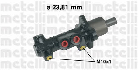 Metelli 05-0599 Brake Master Cylinder 050599: Buy near me in Poland at 2407.PL - Good price!