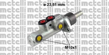 Metelli 05-0601 Brake Master Cylinder 050601: Buy near me in Poland at 2407.PL - Good price!
