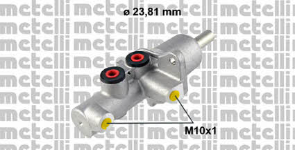 Metelli 05-0603 Brake Master Cylinder 050603: Buy near me at 2407.PL in Poland at an Affordable price!