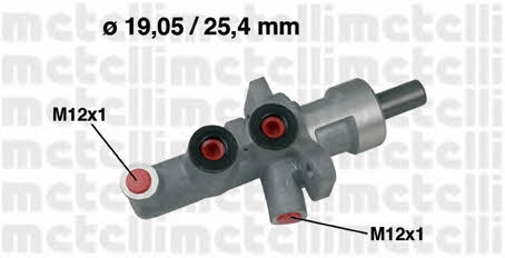 Metelli 05-0624 Brake Master Cylinder 050624: Buy near me in Poland at 2407.PL - Good price!