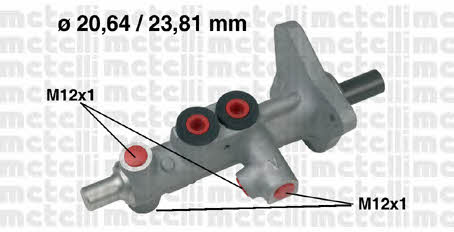 Metelli 05-0627 Brake Master Cylinder 050627: Buy near me in Poland at 2407.PL - Good price!