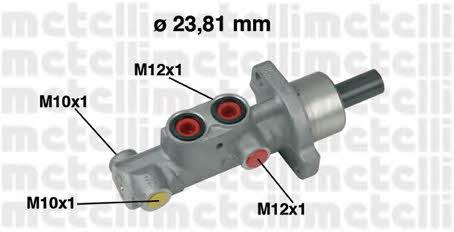Metelli 05-0631 Brake Master Cylinder 050631: Buy near me in Poland at 2407.PL - Good price!