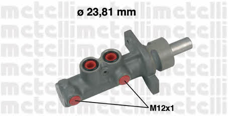 Metelli 05-0635 Brake Master Cylinder 050635: Buy near me in Poland at 2407.PL - Good price!