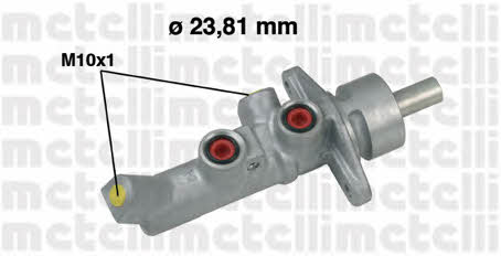 Metelli 05-0647 Brake Master Cylinder 050647: Buy near me at 2407.PL in Poland at an Affordable price!