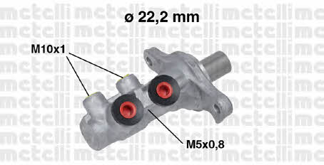 Metelli 05-0681 Brake Master Cylinder 050681: Buy near me in Poland at 2407.PL - Good price!