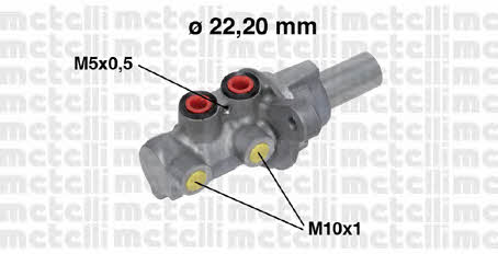 Metelli 05-0684 Brake Master Cylinder 050684: Buy near me in Poland at 2407.PL - Good price!