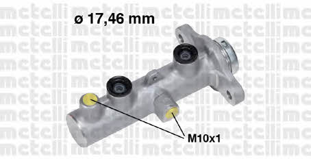 Metelli 05-0689 Brake Master Cylinder 050689: Buy near me in Poland at 2407.PL - Good price!