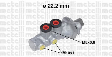 Metelli 05-0692 Brake Master Cylinder 050692: Buy near me in Poland at 2407.PL - Good price!