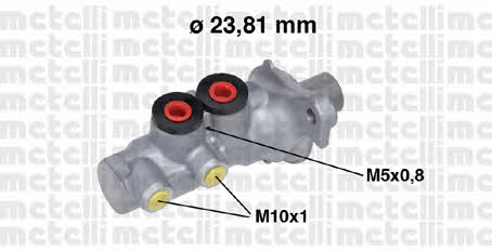 Metelli 05-0694 Brake Master Cylinder 050694: Buy near me in Poland at 2407.PL - Good price!