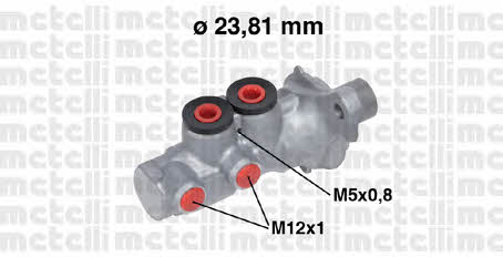 Metelli 05-0695 Brake Master Cylinder 050695: Buy near me in Poland at 2407.PL - Good price!