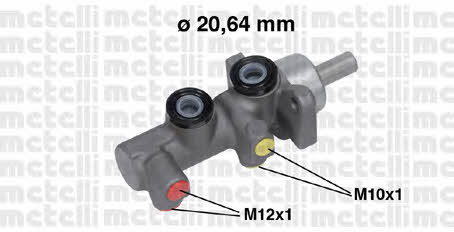 Metelli 05-0696 Brake Master Cylinder 050696: Buy near me in Poland at 2407.PL - Good price!
