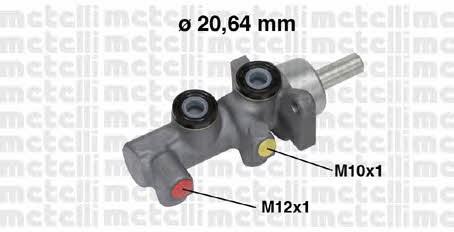 Metelli 05-0697 Brake Master Cylinder 050697: Buy near me in Poland at 2407.PL - Good price!