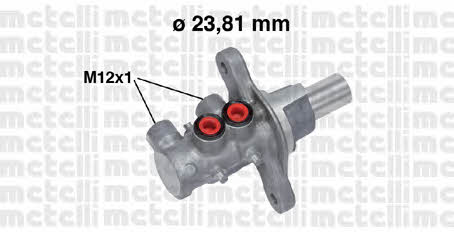 Metelli 05-0700 Brake Master Cylinder 050700: Buy near me in Poland at 2407.PL - Good price!