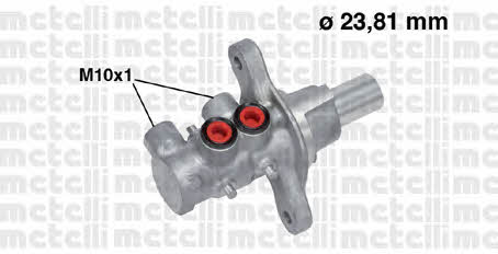 Metelli 05-0703 Brake Master Cylinder 050703: Buy near me in Poland at 2407.PL - Good price!
