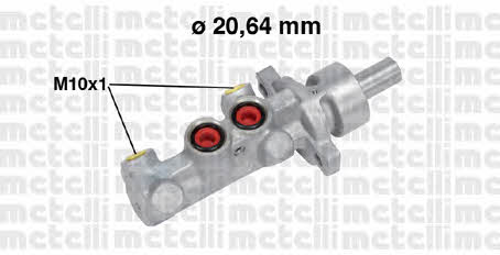 Metelli 05-0709 Brake Master Cylinder 050709: Buy near me at 2407.PL in Poland at an Affordable price!