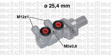 Metelli 05-0716 Brake Master Cylinder 050716: Buy near me in Poland at 2407.PL - Good price!