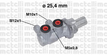 Metelli 05-0717 Brake Master Cylinder 050717: Buy near me in Poland at 2407.PL - Good price!