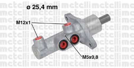 Metelli 05-0718 Brake Master Cylinder 050718: Buy near me in Poland at 2407.PL - Good price!