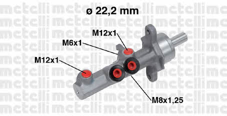 Metelli 05-0721 Brake Master Cylinder 050721: Buy near me in Poland at 2407.PL - Good price!