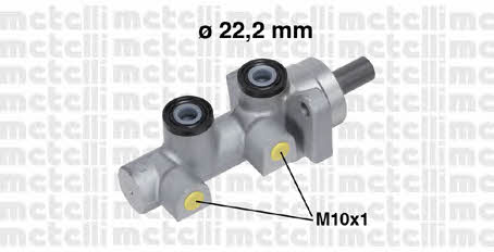 Metelli 05-0722 Brake Master Cylinder 050722: Buy near me in Poland at 2407.PL - Good price!