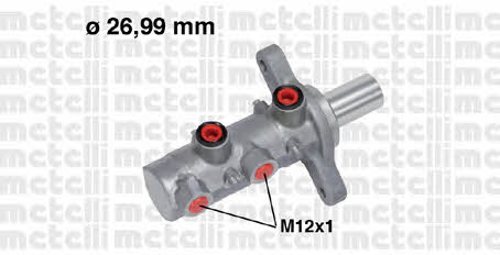 Metelli 05-0729 Brake Master Cylinder 050729: Buy near me at 2407.PL in Poland at an Affordable price!