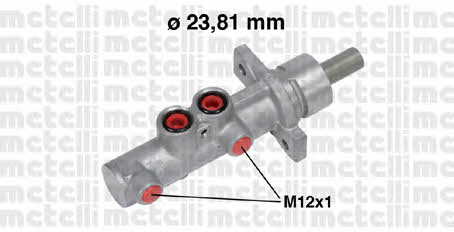 Metelli 05-0738 Brake Master Cylinder 050738: Buy near me in Poland at 2407.PL - Good price!