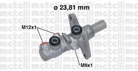 Metelli 05-0742 Brake Master Cylinder 050742: Buy near me in Poland at 2407.PL - Good price!