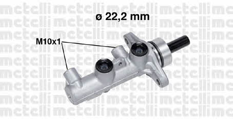 Metelli 05-0745 Brake Master Cylinder 050745: Buy near me in Poland at 2407.PL - Good price!