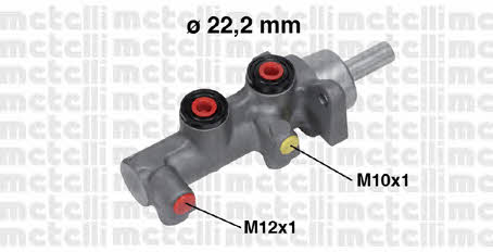 Metelli 05-0755 Brake Master Cylinder 050755: Buy near me in Poland at 2407.PL - Good price!
